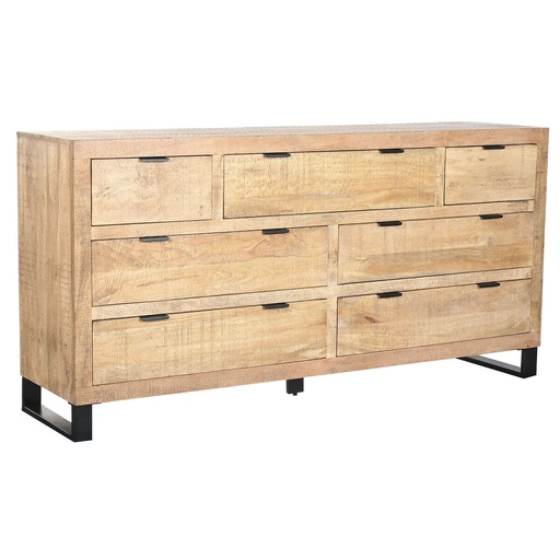 Cajonera Home ESPRIT Marrón Negro Alpino 180 x 45 x 91 cm