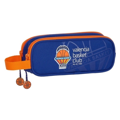 Portatodo Valencia Basket M513 Azul Naranja (21 x 8 x 6 cm)