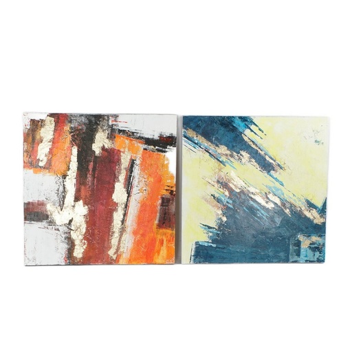 Lienzo DKD Home Decor Pino Lienzo 99,5 x 3,5 x 99,5 cm