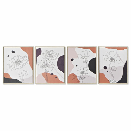 Cuadro DKD Home Decor S3018016 Abstracto (40 x 2,5 x 50 cm) (4 Unidades)
