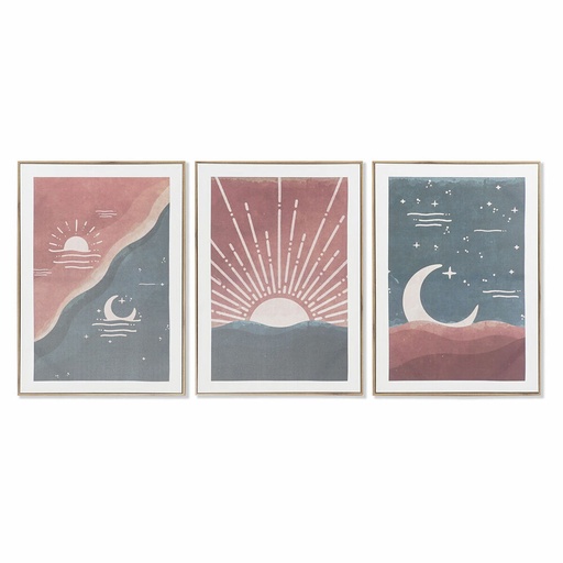 Cuadro DKD Home Decor Luna Moderno (50 x 3 x 70 cm)