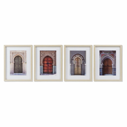 Cuadro DKD Home Decor Árabe (35 x 2 x 45 cm) (4 Unidades)