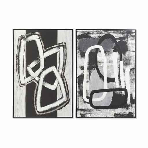 Cuadro DKD Home Decor Abstracto Moderno (83 x 4,5 x 122,5 cm) (2 Unidades)