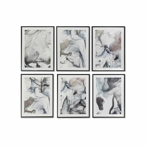 Cuadro DKD Home Decor Abstracto Moderno (6 Unidades) (50 x 3 x 70 cm)