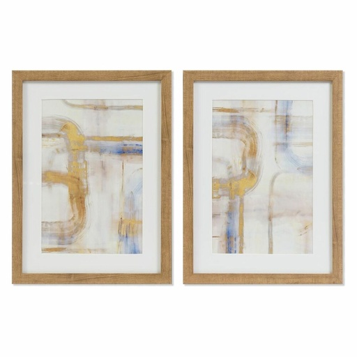 Cuadro DKD Home Decor Abstracto (30 x 3 x 40 cm) (2 Unidades)