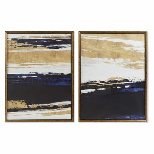 Cuadro DKD Home Decor Abstracto (60 x 3 x 80 cm) (2 Unidades)