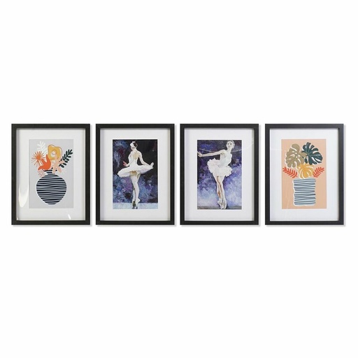 Cuadro DKD Home Decor (35 x 2,5 x 45 cm) (35 x 2 x 45 cm) (4 Unidades)