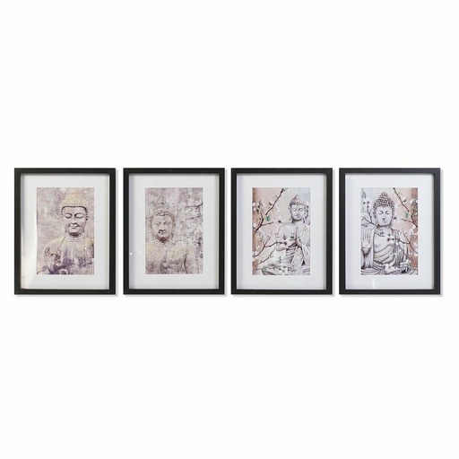 Cuadro DKD Home Decor Buda Oriental (35 x 2,5 x 45 cm) (35 x 2 x 45 cm) (4 Unidades)