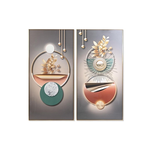 Painting DKD Home Decor Aluminium MDF Wood 80 x 3 x 160 cm