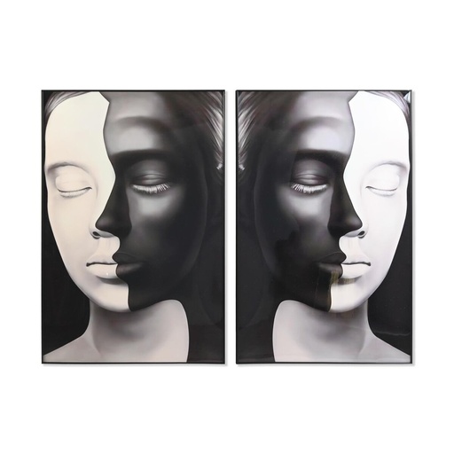 Cuadro DKD Home Decor Mujer (80 x 3 x 120 cm) (2 Unidades)