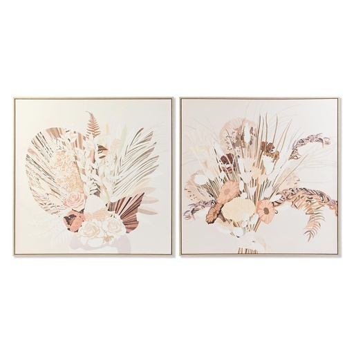 Canvas DKD Home Decor polystyrene Canvas 100 x 4 x 100 cm