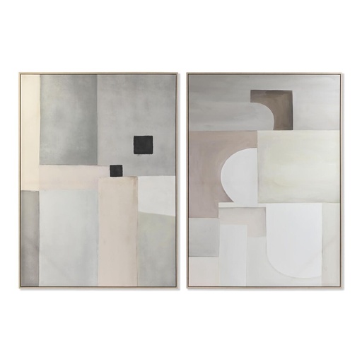 Cuadro DKD Home Decor Abstracto (100 x 4 x 140 cm) (2 Unidades)