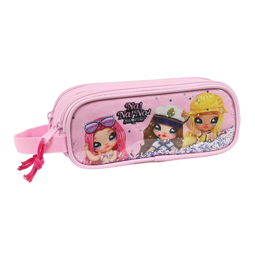Portatodo Doble Na!Na!Na! Surprise Sparkles Rosa (21 x 8 x 6 cm)