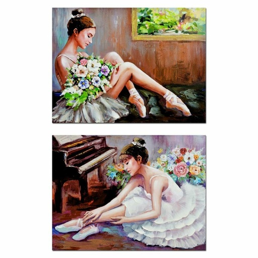 Cuadro DKD Home Decor (80 x 3 x 60 cm) (2 Unidades)