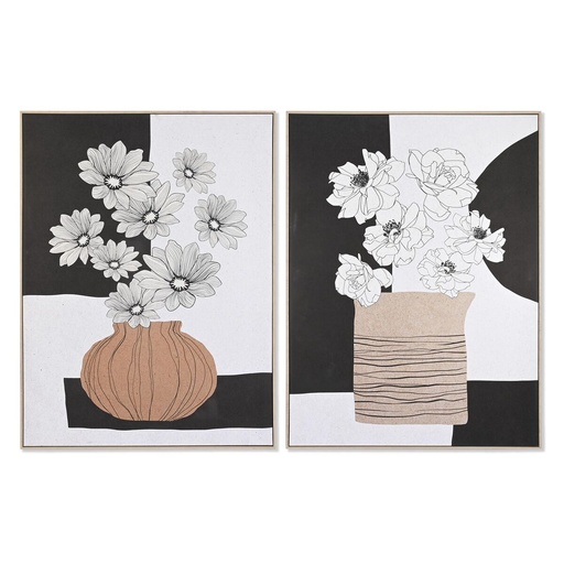 Lienzo DKD Home Decor Poliestireno Lienzo 103 x 4,5 x 143 cm
