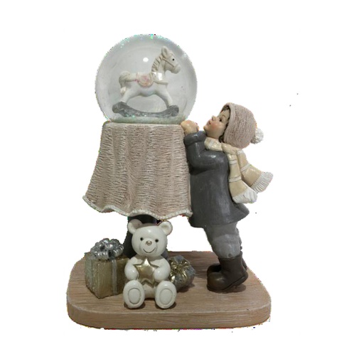 Christmas bauble DKD Home Decor Resin (12,5 x 9,5 x 16 cm) (2 Units)