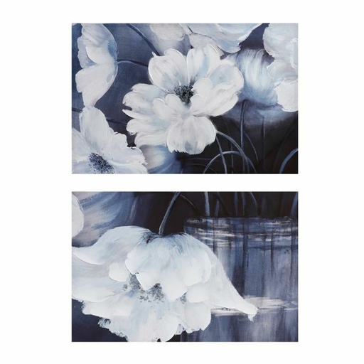 Canvas DKD Home Decor Canvas MDF Wood 90 x 3 x 60 cm