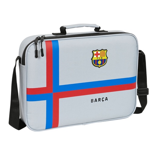 Cartera Escolar F.C. Barcelona Gris (38 x 28 x 6 cm)