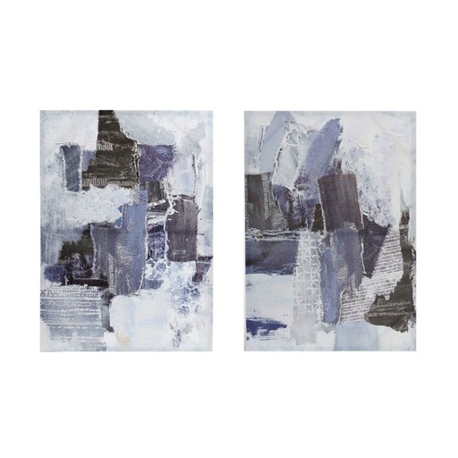 Cuadro DKD Home Decor Abstracto (50 x 2,5 x 70 cm) (2 Unidades)