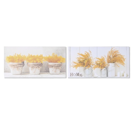 Cuadro DKD Home Decor Maceta (60 x 1,8 x 30 cm) (2 Unidades)