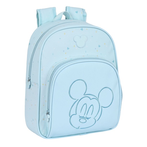 Mochila Escolar Mickey Mouse Clubhouse Baby Azul claro 28 x 34 x 10 cm