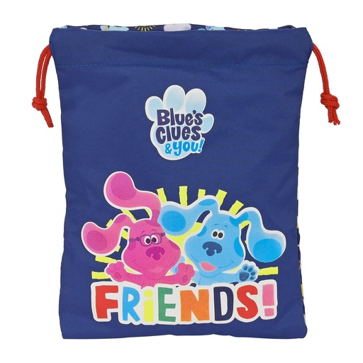 Bolsito de Merienda Blue's Clues Azul marino PVC 20 x 25 cm Saco
