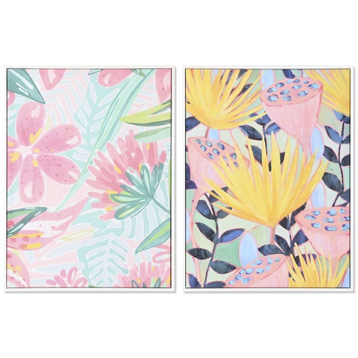 Lienzo DKD Home Decor Poliestireno Lienzo 60 x 4 x 80 cm