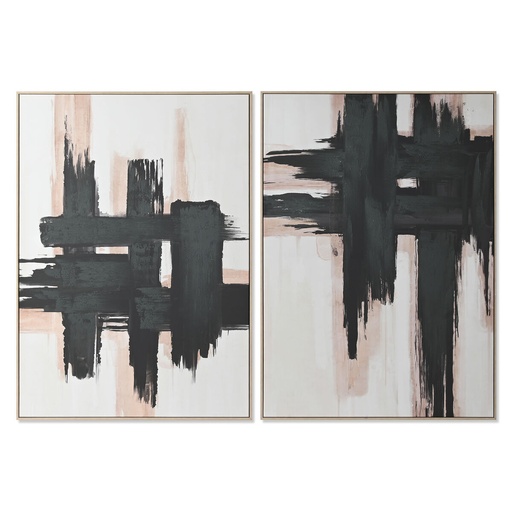 Cuadro DKD Home Decor Abstracto Urbano (100 x 4 x 140 cm) (2 Unidades)