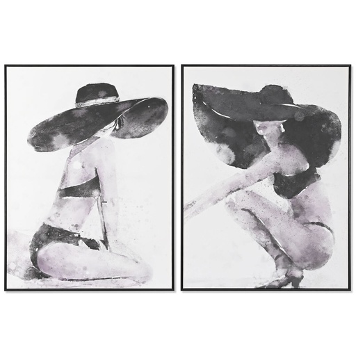 Canvas DKD Home Decor polystyrene Canvas 90 x 4 x 120 cm