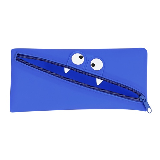 Estuche Escolar Safta   Cara 22 x 11 x 1 cm Azul