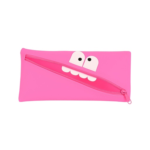 Estuche Escolar Safta   Cara 22 x 11 x 1 cm Fucsia