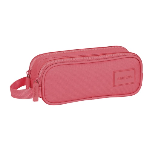 Portatodo Doble Safta Marsala Granate 21 x 8 x 6 cm