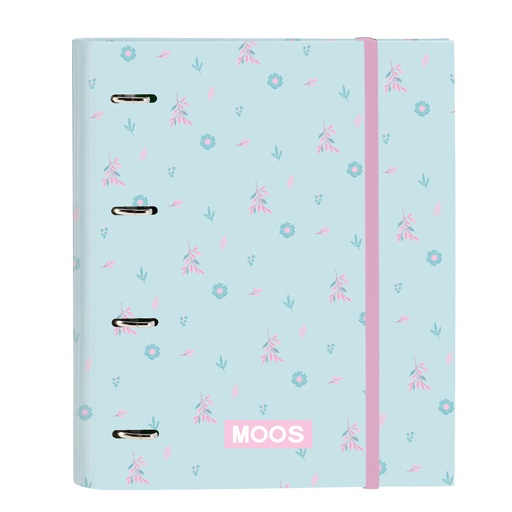 Carpeta de anillas Moos Garden 27 x 32 x 3.5 cm Turquesa