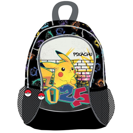 Mochila Escolar Pokémon Pikachu Multicolor 30 x 40 x 15 cm