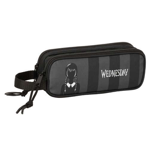 Portatodo Doble Wednesday Negro 21 x 8 x 6 cm