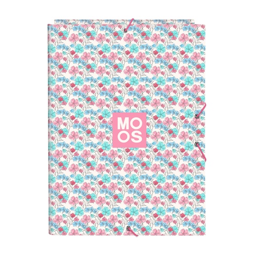 Ring binder Moos Flores Multicolour A4 26 x 33.5 x 2.5 cm