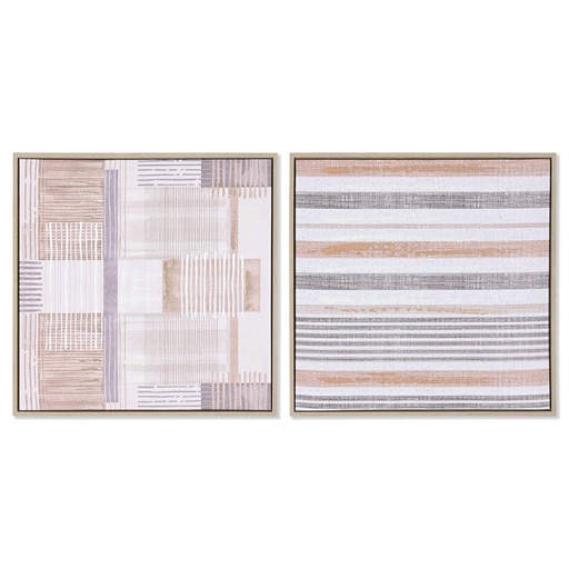 Canvas Home ESPRIT polystyrene Canvas 52,5 x 2,8 x 52,5 cm