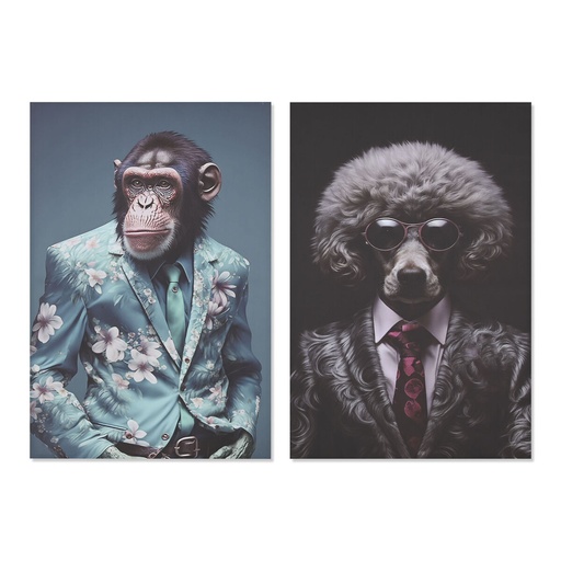 Canvas Home ESPRIT Canvas 80 x 3 x 120 cm