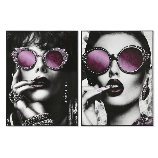 Canvas Home ESPRIT polystyrene Canvas 60 x 3,5 x 80 cm