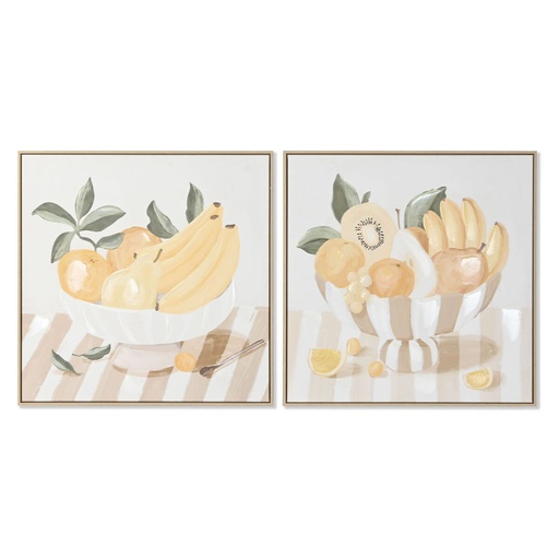 Lienzo Home ESPRIT Poliestireno Lienzo 80 x 4 x 80 cm