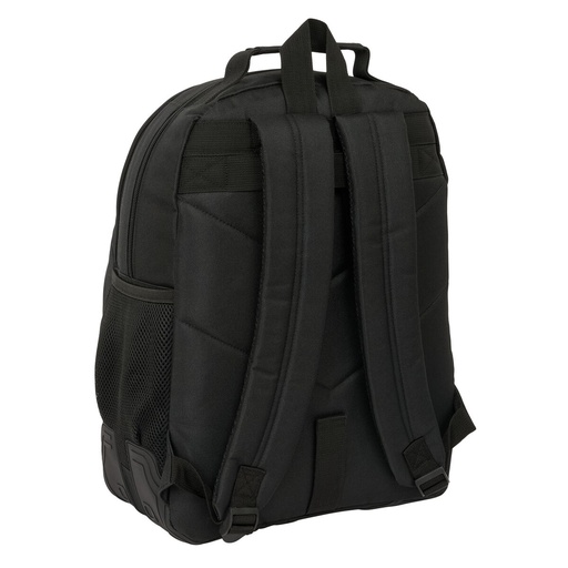 School Bag Kappa Dark Black 32 x 42 x 15 cm
