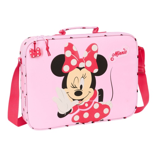 School Satchel Minnie Mouse Naive Pink 38 x 28 x 6 cm