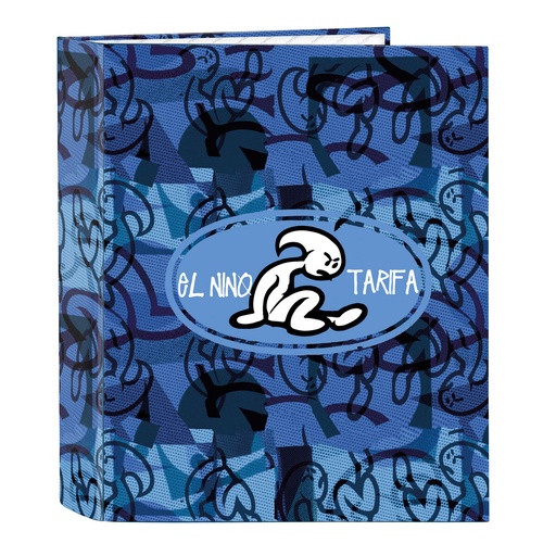 Ring binder El Niño Roller Blue Black A4 27 x 33 x 6 cm