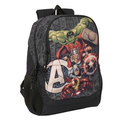 School Bag The Avengers Vendetta Black 32 x 44 x 16 cm