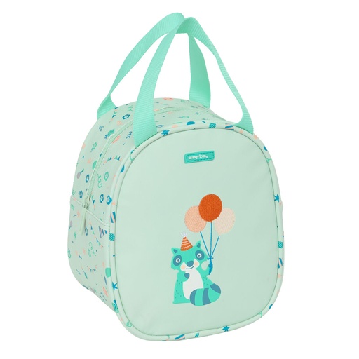 Portameriendas Térmico Safta Fiesta Verde 19 x 22 x 14 cm