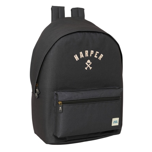Mochila para Portátil Harper & Neyer +usb harper & neyer Negro 31 x 44 x 18 cm