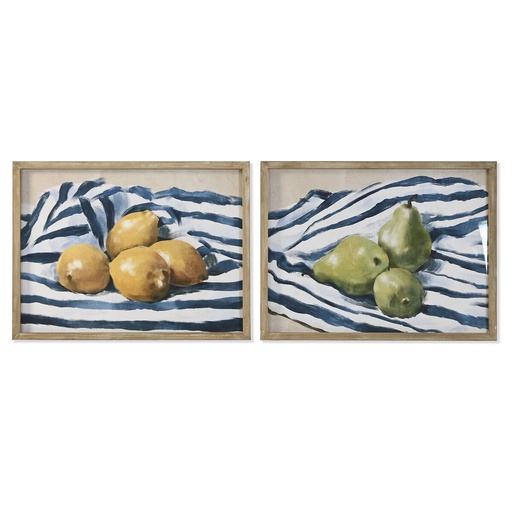 Cuadro Home ESPRIT Cristal Abeto 60 x 2,5 x 45 cm