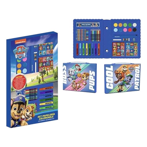 Stationery Set The Paw Patrol Blue