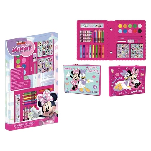 Stationery Set Minnie Mouse Pink
