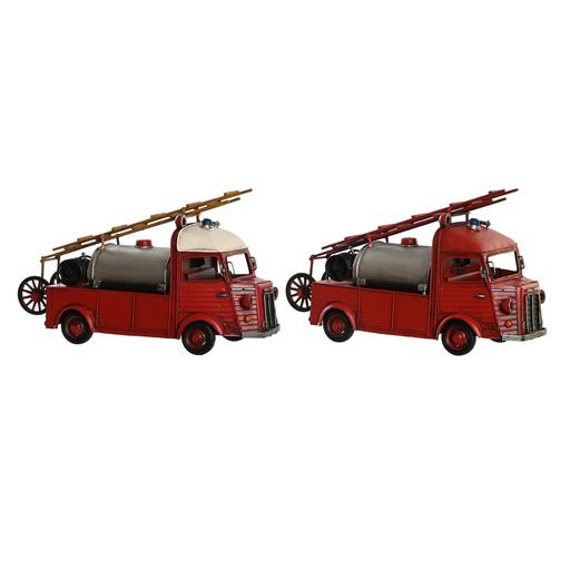 Decorative Figure DKD Home Decor Red Silver Vintage 33 x 14 x 19 cm (2 Units)